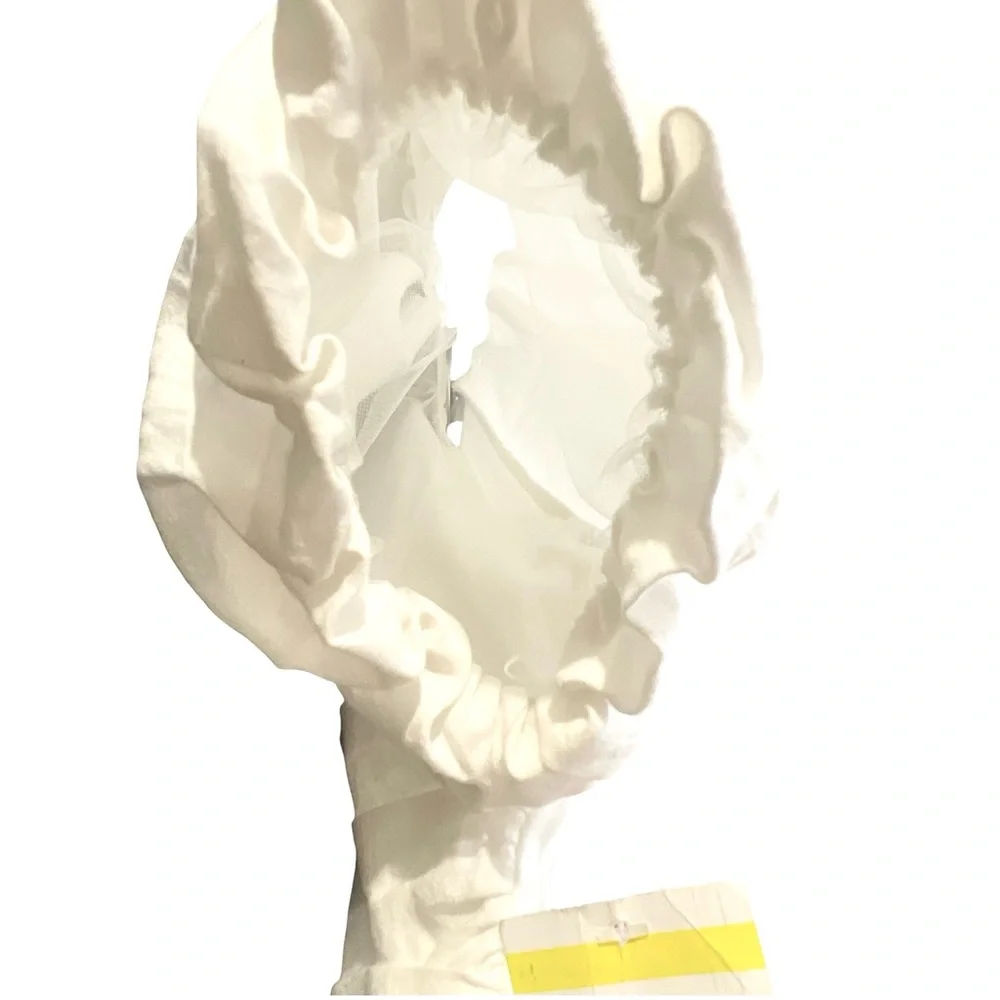 Cinq à Sept‎ Odele Puff Sleeve Mini Body-con Dress, Off White, Size Small
